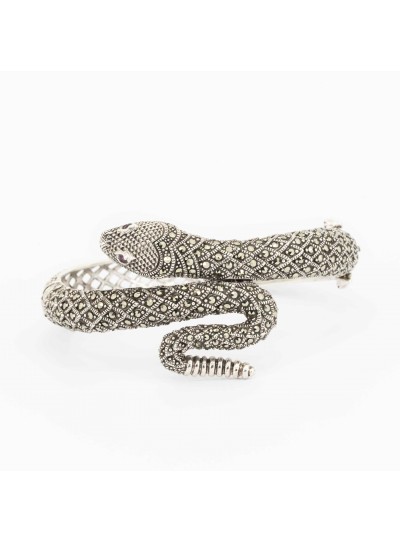 925 STERLING SILVER WITH SWISS MARCASITE BRACELET